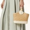 Bobbin Bucket tas van riet