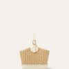 Bobbin Bucket tas van riet