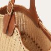 Bobbin Bucket tas van riet
