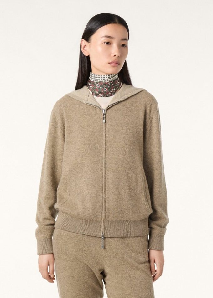Duo Hooded Bomber Trui