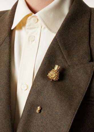 Guilloch茅 Brooch