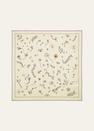 L’Arte Delle Fiber Dei Fiori Foulard 60×60