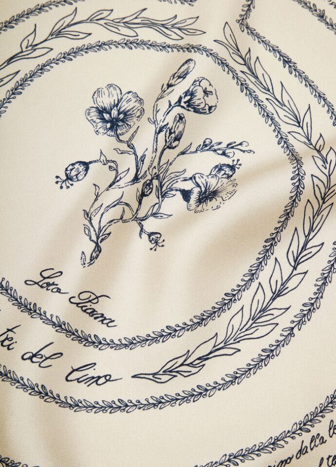 Maestri Del Lino Foulard 90×90