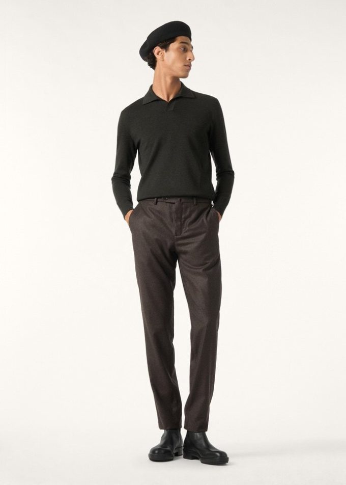 Poloshirt zonder knopen