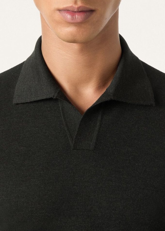 Poloshirt zonder knopen