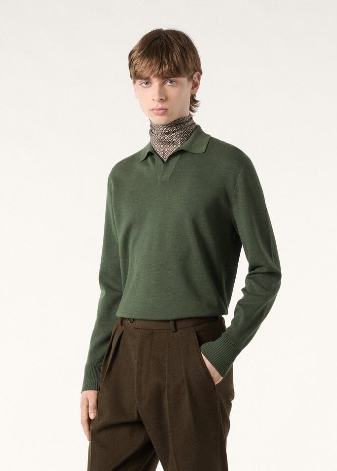 Poloshirt zonder knopen