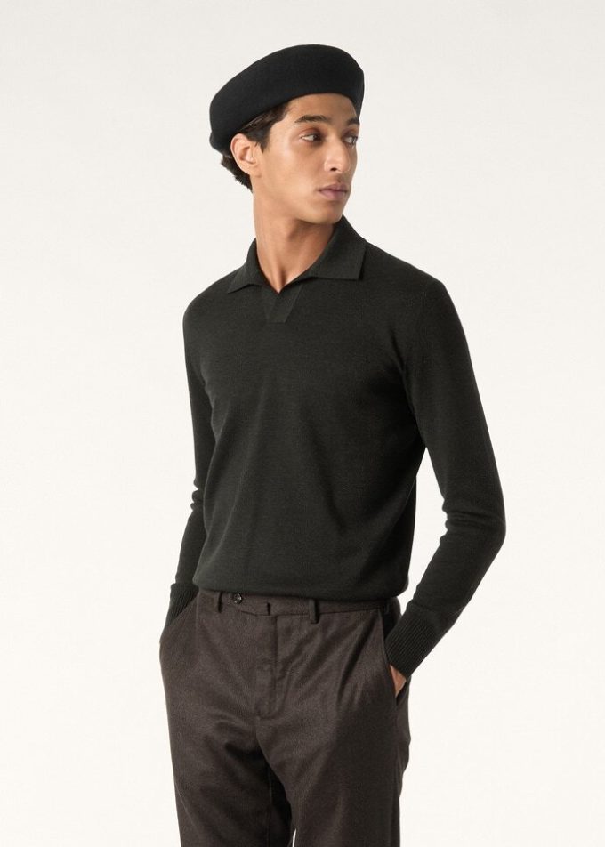 Poloshirt zonder knopen