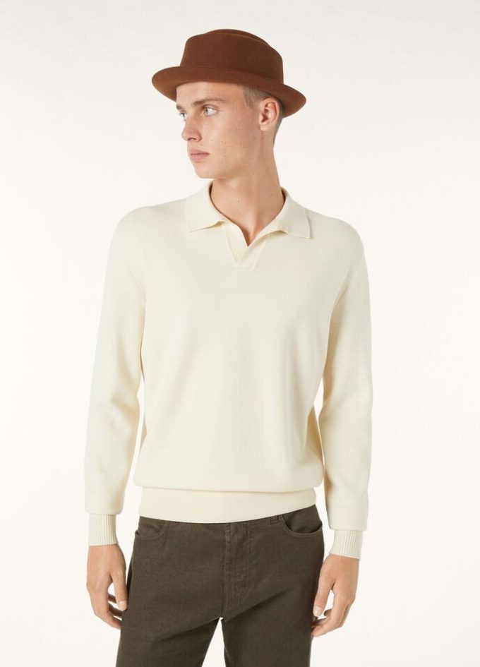 Poloshirt zonder knopen