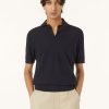 Poloshirt zonder knopen