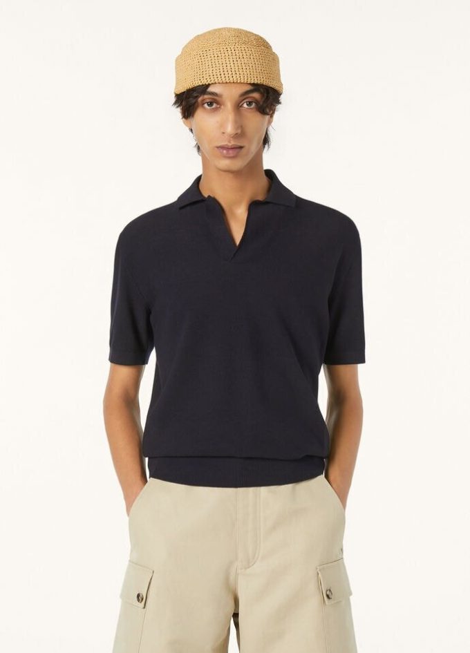 Poloshirt zonder knopen