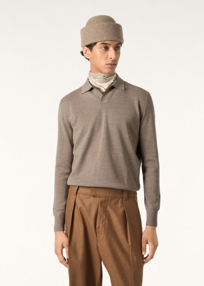 Poloshirt zonder knopen