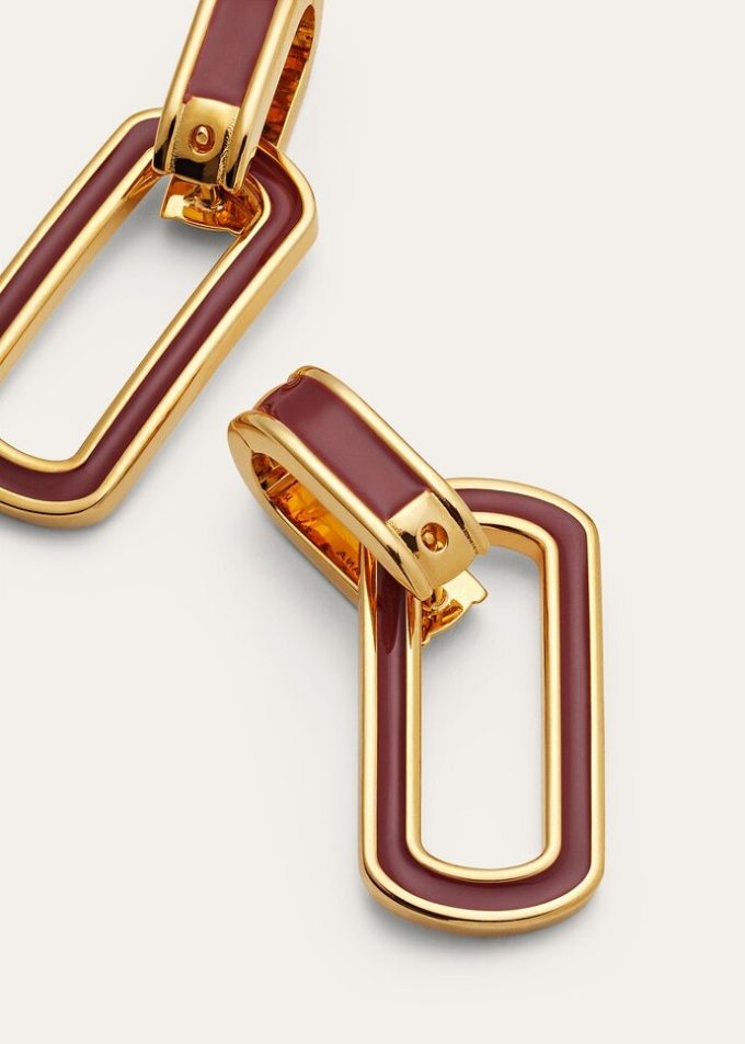Schakelketting oorbellen