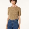 Treccia ronde hals