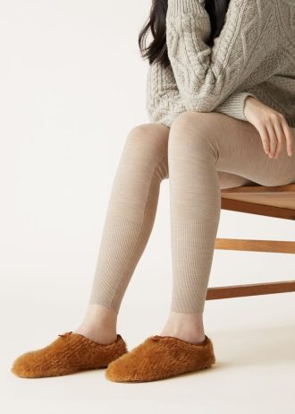 Zwevende platte loafer