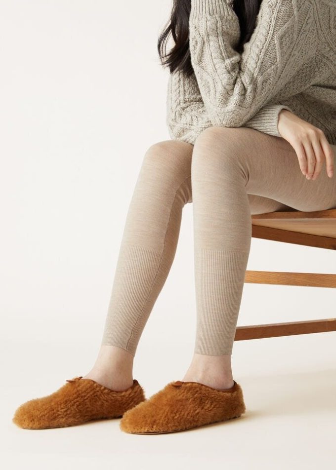 Zwevende platte loafer