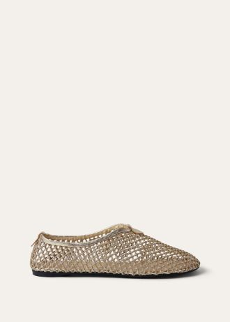 Zwevende platte loafer