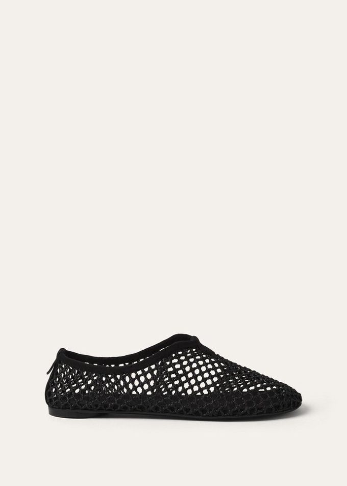 Zwevende platte loafer