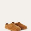 Zwevende platte loafer