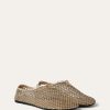 Zwevende platte loafer