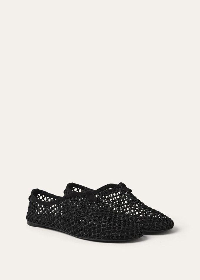 Zwevende platte loafer