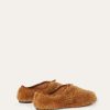 Zwevende platte loafer