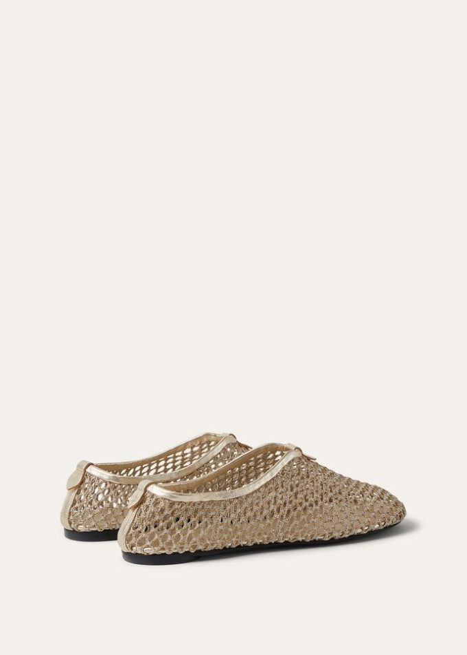 Zwevende platte loafer